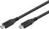 Goobay USB-C-Kabel, USB4, 100 W, 40 Gbit/s, Power Delivery 2m