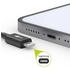 Goobay Lightning USB-C Lade- und Synchronisationskabel, schwarz 2m