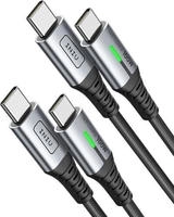 S-Impuls S-Impuls2er-Set Schnellladekabel USB-C auf USB-C 90&deg; Winkelstecker,