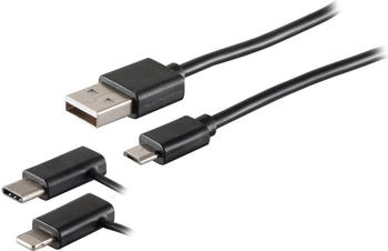 Shiverpeaks S-Conn 14-15035 USB Kabel 2 m USB 2.0 USB A Schwarz (14-15035)