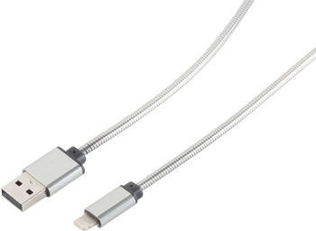Shiverpeaks S-Conn 14-13001 1m USB A Lightning Silber Handykabel (14-13001)
