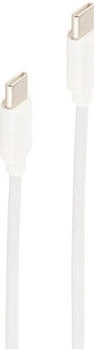 Shiverpeaks BASIC-S--USB Lade-Sync Kabel, USB C Stecker auf USB-C Stecker, 2.0, ABS, weiß, 0,5m (BS14-12050)