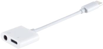 Shiverpeaks BS14-05022 Handykabel Weiß 0,07 m USB C 3.5mm + USB C (BS14-05022)