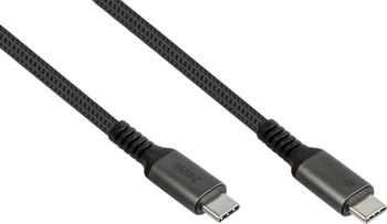 Good Connections USB 2.0 Lade- und Datenkabel 240W USB-C Stecker an Stecker anthrazit 1m - Mit dem hochwertig verarbeiteten USB 2.0 Lade- und Datenkabel von Good Connections® können Sie Ihre USB-C™-Ge