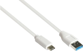Good Connections Alcasa 2831-AC010W USB Kabel 1 m USB 3.2 Gen 2 (3.1 Gen 2) USB A USB C Weiß (2831-AC010W)