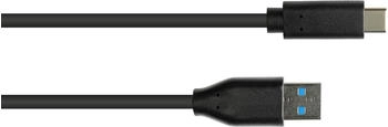 Good Connections Alcasa 2831-AC010S USB Kabel 1 m USB 3.2 Gen 2 (3.1 Gen 2) USB A USB C Schwarz (2831-AC010S)