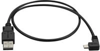 Micro-USB Charge-and-Sync Cable M/M - Right-Angle Micro-USB - USB cable - 50 cm
