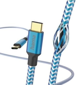 Hama Ladekabel Reflective USB-C/USB-C 1.5m Nylon