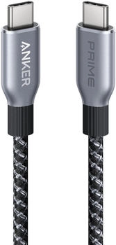 Anker Prime USB-C to USB-C Cable (240W Upcycled-Braided) 3 ft