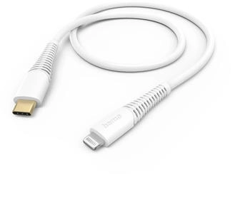Hama Ladekabel, USB-C - Lightning, 1,5 m, Weiß (00125100)