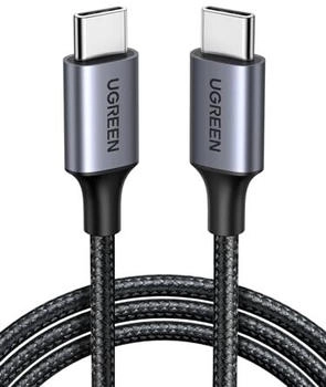 Ugreen USB C to USB C Charger Cable 60W USB C Cable Fast Charge Type C to C Data Lead Compatible with iPhone 15 Pro Max Galaxy S24 S23 Ultra Pixel 7 Huawei P60 MacBook Pro M3 iPad Air 5 (1M)