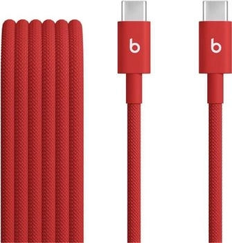 Apple Beats USB‑C auf USB‑C Gewebtes Kabel 1,5m Blitz-Rot