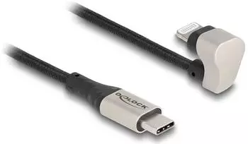 DeLock USB-Ladekabel USB-C zu Lightning 2m Schwarz (80026)