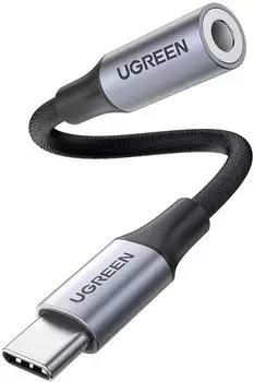 Ugreen USB-C zu 3.5mm Klinke Adapter Schwarz/Grau (80154)