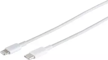 Shiverpeaks S/CONN maximum connectivity USB Lade Kabel, USB-C® Stecker auf 8-pin Stecker, PD, weiß, 1,0m (14-13051)