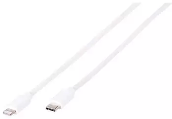 Vivanco Lightning auf USB-C Kabel 1,2m, wei&szlig; (60084)