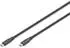 Digitus USB-C Kabel USB4 2.0, Silikon, 80Gbps, 1m (AK-300350-010-S)