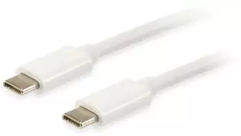 Equip Platinum USB-C auf USB-C Kabel USB 3.2 Gen 2, 4K, PD60W, 2m, wei&szlig; (128352)