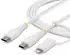 StarTech USB-C auf Lightning Kabel, geflochten, 2m, weiß (2M-U2-LNTC-CABLE)