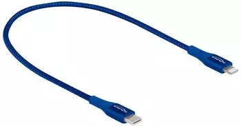 DeLock USB-C zu Lightning Kabel, blau, 0,5m (85415)