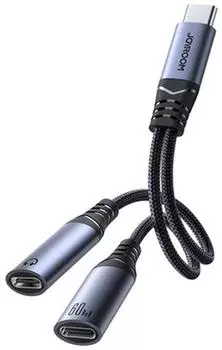 Joyroom SY-C03 Audio-Adapter 2-in-1 Dual USB-C mit DAC (SY-C03)