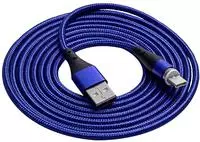 Akyga USB-Kabel USB-A Stecker, USB-C&reg; Stecker 2.00m Blau AK-USB-43