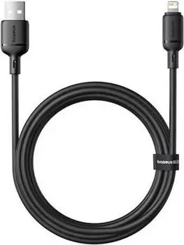 Baseus Silky Series USB-A auf Lightning Kabel 2,4A 2m schwarz (P10377702113-01)