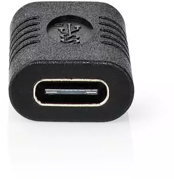 Nedis USB-C auf USB-C Adapter USB 3.2 Gen 2, 4K@60Hz, 10Gbps, schwarz (CCGB64900BK)