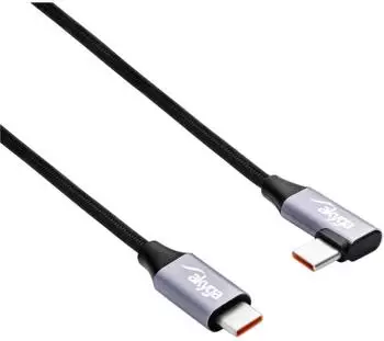Akyga USB-C auf USB-C Kabel, schwarz, 0,30m (AK-USB-53)