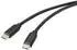 Renkforce USB-Kabel USB 2.0 USB-C 1m schwarz antimikrobiell (RF-4716840)