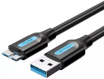Vention USB 3.0 Typ-A auf Micro-USB-B Kabel, 0,5m, schwarz