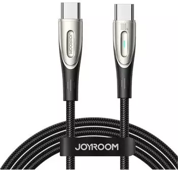 Joyroom Star-Light Series USB-C auf USB-C Kabel 100W, 1,2m, schwarz (SA27-CC5)