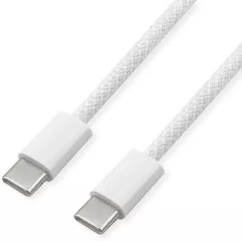 Value USB-C auf USB-C Kabel USB 2.0, 60W, 3m, wei&szlig; (11998342)