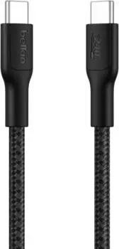Belkin BOOST CHARGE USB-C auf USB-C Kabel, geflochten, 240W, 1m, schwarz (CAB025hq1MBK)