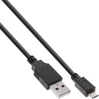 INLINE Micro-USB 2,0 Kabel, Schnellladekabel, USB-A Stecker an Micro-B Stecker,