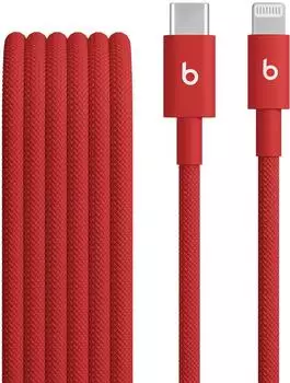 Apple USB-C auf Lightning geflochtenes Kabel 1,5m, rot (MFEH4ZM/A)