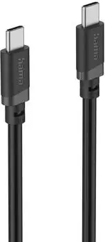 Hama USB-C auf USB-C Ladekabel 60W, 1m, schwarz (00201806)