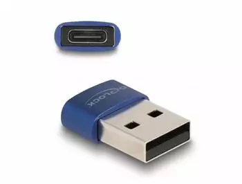DeLock Adapter USB 2.0 Typ-A Stecker auf USB-C Buchse (60051)