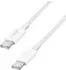 LogiLink USB-C auf USB-C Kabel USB 2.0, 0,5m, 60W, Nylon, weiß (CU0340)