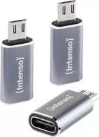 Intenso 3-pack USB Adapter USB-C -> USB-Micro C480M Aluminiu - USB-Controller