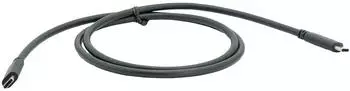 Wortmann USB-C/C Kabel f&uuml;r Mobile Dockingstation 810, USB 3.2 Gen 2, schwarz