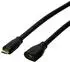 LogiLink USB 2.0 Verlängerungskabel Micro-B Stecker auf Micro-B Buchse 0,5m (CU0120)