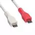 Value USB 2.0 Ladekabel Micro-B, 0,30m, weiß (11.99.8307)