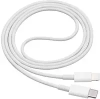 Akyga USB-Kabel USB-C&reg; Stecker, Apple Lightning Stecker 1.00m Wei&szlig; AK-USB-35