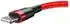 Baseus Cafule USB-auf-Lightning-Kabel 2,4A 1m schwarz/rot (CALKLF-B09)
