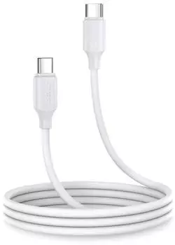 Joyroom S-CC060A9 USB-C auf USB-C Kabel 60W 480MB/s 1m wei&szlig; (S-CC060A9)