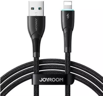 Joyroom Starry Series USB-A auf Lightning Kabel 3A, 1m, schwarz (SA32-AL3)