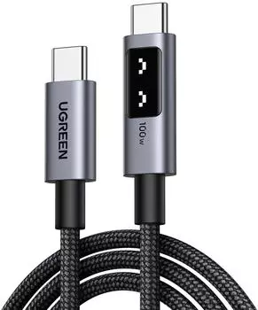 Ugreen Uno USB-C auf USB-C Kabel 100W PD 2m schwarz (35512)
