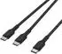Belkin BoostCharge Pro Dual USB-C Kabel 140W 1,5m schwarz (CAC004HQ1.5MBK)