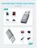 Graugear USB-Adapter Typ-C auf Typ-A USB 3.2 Gen2 10Gbit/s Aluminium (G-AD-CTA-10G)